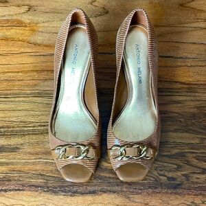 antonio melani buckle heels size 7.5